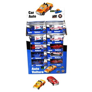 Kovov&eacute; aut&iacute;čka Die-Cast v displeji (36 ks)
