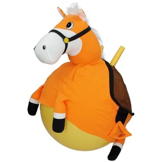 Sk&aacute;kacia Lopta Kon&iacute;k Jolly Jumper - Oranžov&aacute; (45 cm)