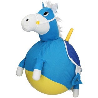 SK&Aacute;CACIA LOPTA KON&Iacute;K JOLLY JUMPER - MODR&Aacute;