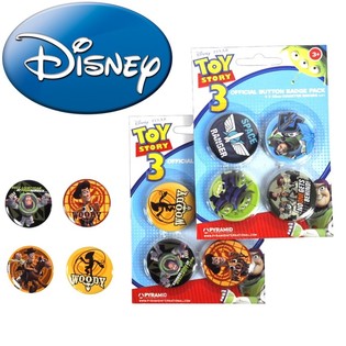 Sada 4 odznakov Disney Toy Story (24 ks)