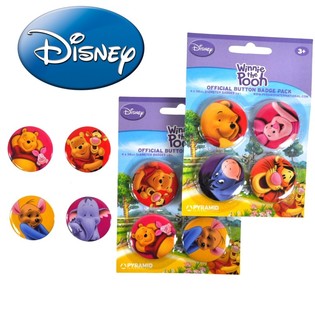 4-dielna sada odznakov Disney Macko P&uacute; (24 ks)