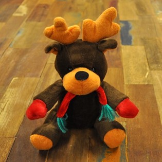 Ply&scaron;ov&yacute; sob Rudolf Vianočn&yacute; 20 cm (7 ks)