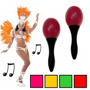 Sada 2 maracas 14 cm (20 s&aacute;d)