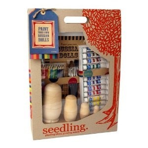 Kreat&iacute;vna sada Seedling - Namaľuj si vlastn&eacute; matrio&scaron;ky