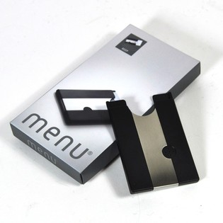 MENU - Puzdro na karty s klipom na peniaze a zvukov&yacute;m sign&aacute;lem (1 ks)