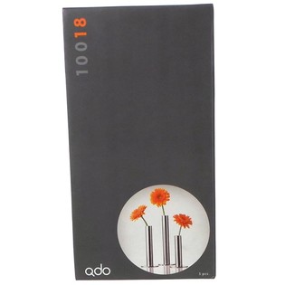 QDO - Nerezov&eacute; v&aacute;zy na 1 kvet, sada 3 ks (1 sada)