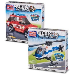 MEGA BLOKS - HASIČSK&Eacute; SUV A POLICAJN&Yacute; VRTUĲN&Iacute;K (2 ks)