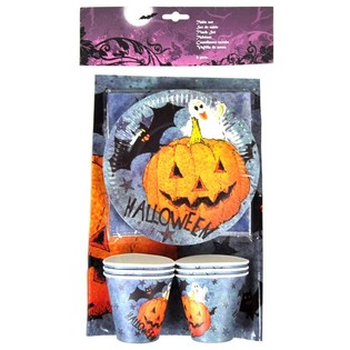19-dielna Halloweenska Stolov&aacute; Sada (6 s&aacute;d)