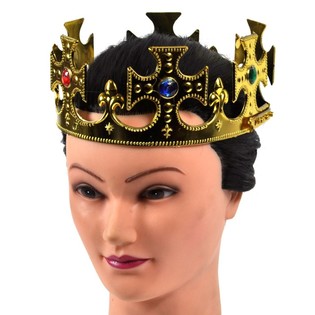 Zlat&aacute; kr&aacute;ľovsk&aacute; koruna - model kr&iacute;ž (12 ks)