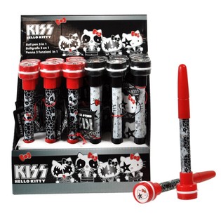 HELLO KITTY - 3 V 1 PEČIATKOV&Eacute; PERO / BUBLIFUK (24 ks)
