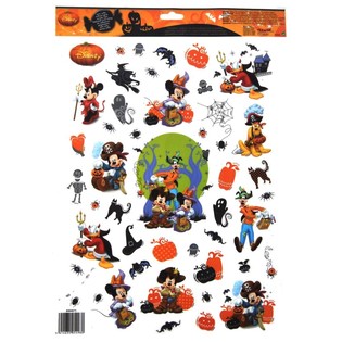 Disney Halloween N&aacute;lepky na Okno (12 ks)