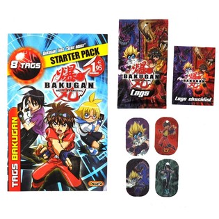 BAKUGAN - &Scaron;tartovac&iacute; bal&iacute;ček 8 tagov (100 ks)