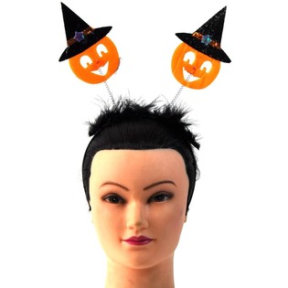 Halloweensk&aacute; Čelenka s Tekvicami (6 ks)