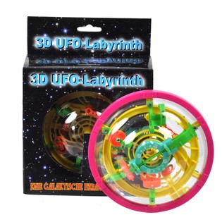 ***GADGET*** VEĽK&Yacute; 3D UFO LABYRINT (3 ks)