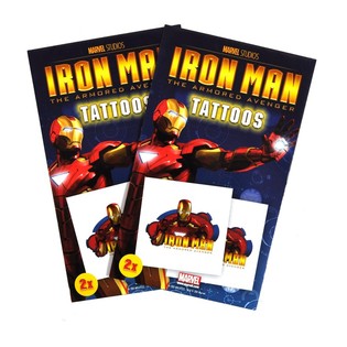 Tetovačky Marvel 2-dielne - Model Iron Man (50 ks)