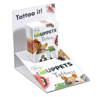 2-dielne tetovania Disney v displeji - Model: Muppets (50 ks)
