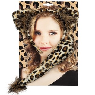 SET LEOPARD - ČELENKA A CHVOST (6 ks)