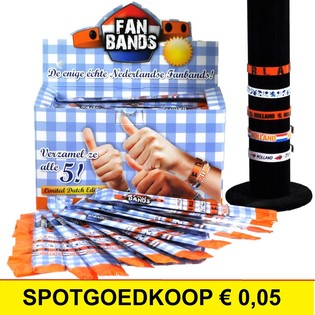 ***SUPER LACN&Eacute;*** FAN BANDS / HOLANDSK&Eacute; N&Aacute;RAMKY V DISPLAYI (160 ks)