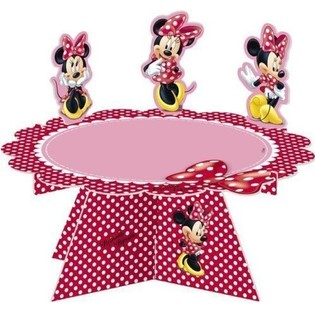 DISNEY MINNIE MOUSE STOJAN NA TORTU (2 ks)