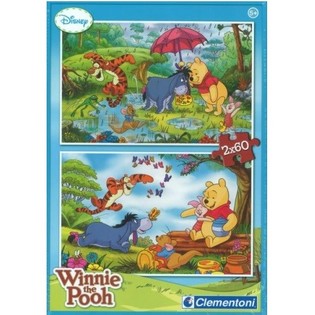 CLEMENTONI PUZZLE DISNEY MAC&Iacute;K POOH 2 x 60 DIELIKOV (Balenie 6 ks)