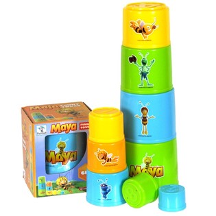 VČIELKA M&Aacute;JA VEŽA Z KOCIEK FUNNY TOWER (6 ks)