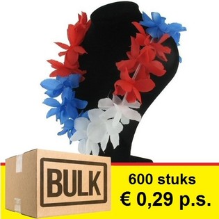 ***VELKOOBCHODN&Aacute; PONUKA*** HAVAJSK&Yacute; VENIEC - ČERVEN&Aacute; / BIELA / MODR&Aacute; (600 ks)