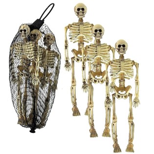 3 Kostlivci v Sieťke, 15 cm (Sada 3 ks)