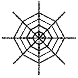 VEĽK&Aacute; PAVUČINA 70 CM (4 ks)