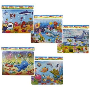 MIX PUZZLE ZVIERATK&Aacute;, 8 druhov (24 ks)