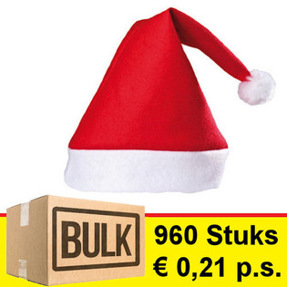 VEĽKOOBCHODN&Aacute; PONUKA: 960 Vianočn&yacute;ch čiapok &Scaron;tandardn&yacute; model