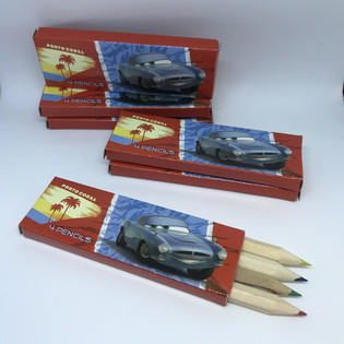 Pastelky Disney Cars - Sada 4 ks v Krabičke (48 ks)