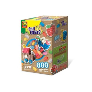 SES Creative Funmais Mix 800 ks - Ekologick&aacute; Kukuricn&aacute; Stavebnica