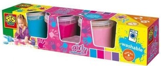 Ses Prstov&eacute; farby Girly, S&uacute;prava 4x150ml (1 ks)