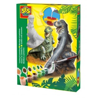 SES Odlievanie a maľovanie - Dino T-Rex (1 ks)