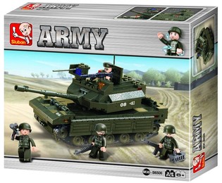 Sluban Tank M38-B6500 Army Stavebnica (1 ks)