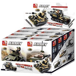 Sluban Vojensk&yacute; tank alebo APC 8v1 M38-B0587 (1 Display / 8 ks)