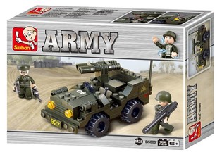 Sluban Vojensk&yacute; Jeep M38-B5800 Stavebnica (1 ks)
