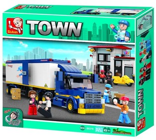 Sluban N&aacute;kladn&eacute; auto M38-B0318 Town Stavebnica (1 ks)
