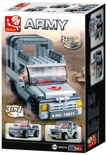 Sluban Jeep 3v1 M38-B0537A (1 ks)