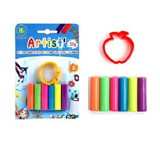 Plastel&iacute;na 50g + Formička na karte (24 ks)
