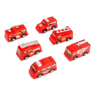 HASIČSK&Eacute; A AMBULANTN&Eacute; VOZIDL&Aacute; PULL BACK (24 ks)