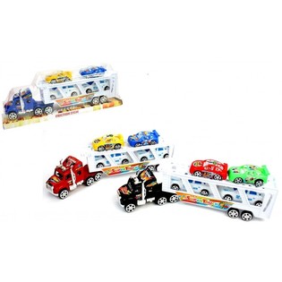 Veľk&yacute; Truck so 4 Autami na Blistri (6 ks)