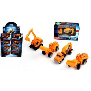 MIX KOVOV&Yacute;CH STAVEBN&Yacute;CH VOZIDIEL DIE-CAST (24 ks)