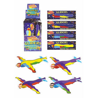 H&Aacute;ZACIE LIETADIELKA FIGHTER GLIDERS &ndash; MODEL: SUPERHRDINOVIA V DISPLEJI (48 ks)