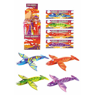 Penov&eacute; lietadl&aacute; Fighter Gliders &ndash; model Dinosaurus v displeji (48ks)