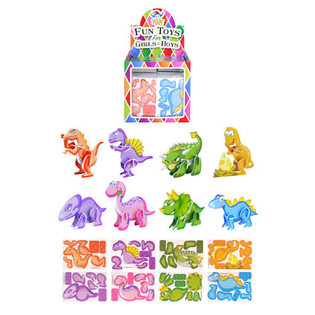 Mini 3D Puzzle Dinosaurus v Displeji (144 ks)