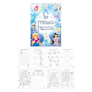 Kniha s puzzle Ľadov&aacute; princezn&aacute; (48 ks)