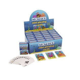 Mini Hracie Karty &ndash; Model Sea Life v Displeji (24 ks)