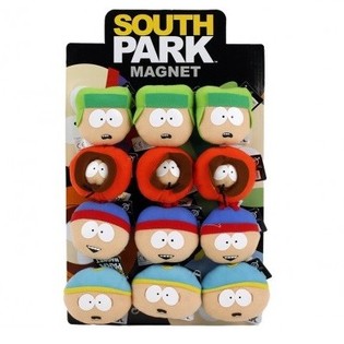 PLY&Scaron;OV&Eacute; MAGNETY SOUTH PARK, 7CM, V DISPLEJI (12 ks)