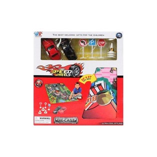 AUT&Iacute;ČKA DIE CAST SET S HRACOU PODLOŽKOU (6 ks)